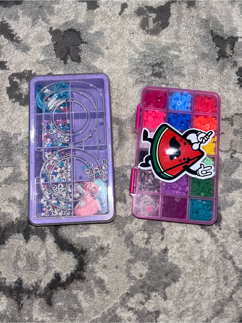 Kids Bead Craft Kit - Purple and Pink Jewelry Maker